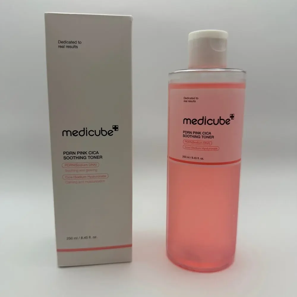 Medicube PDRN Pink Cica Soothing Toner 250mL / 8.45 oz NIB